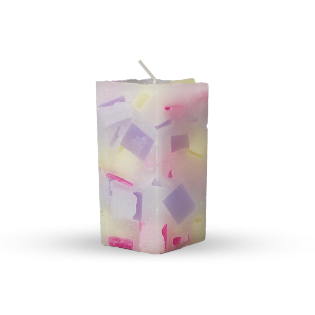 Cylinder shaped candle (Multicolor-4)