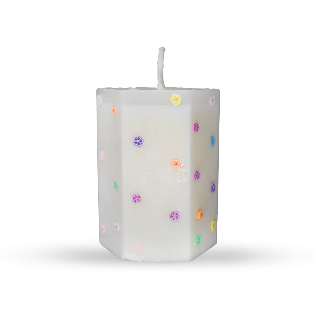 Cylinder shaped candle (White)