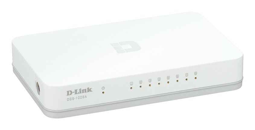 D-Link DGS 1008A 8-Ports Unmanaged Desktop Switch