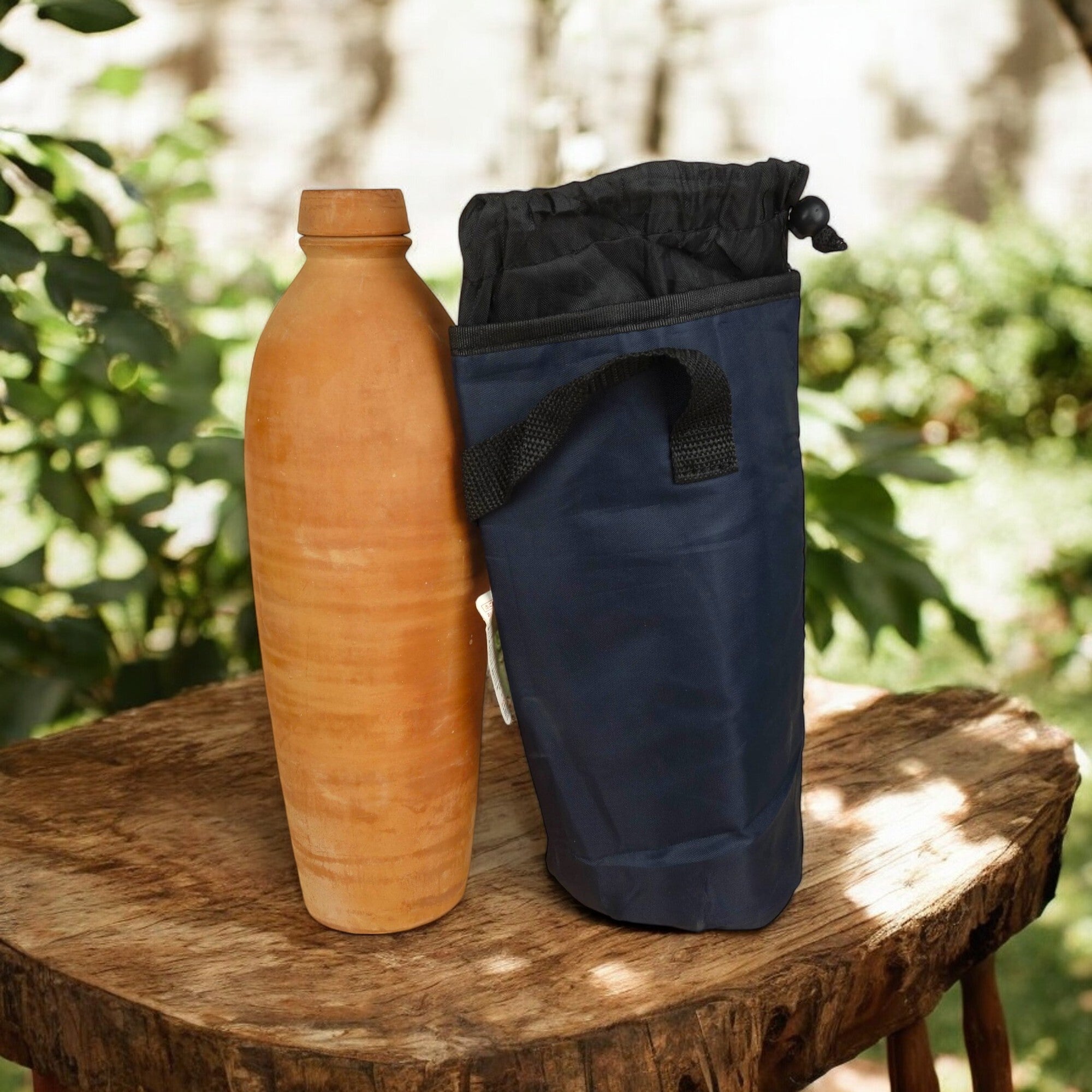 Desi Clay Water Bottle Cover (Imported)