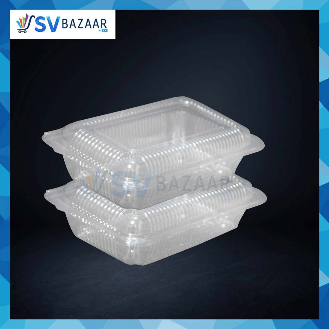 Frozen Food Plastic Box With Lid - H1 Pack of 100