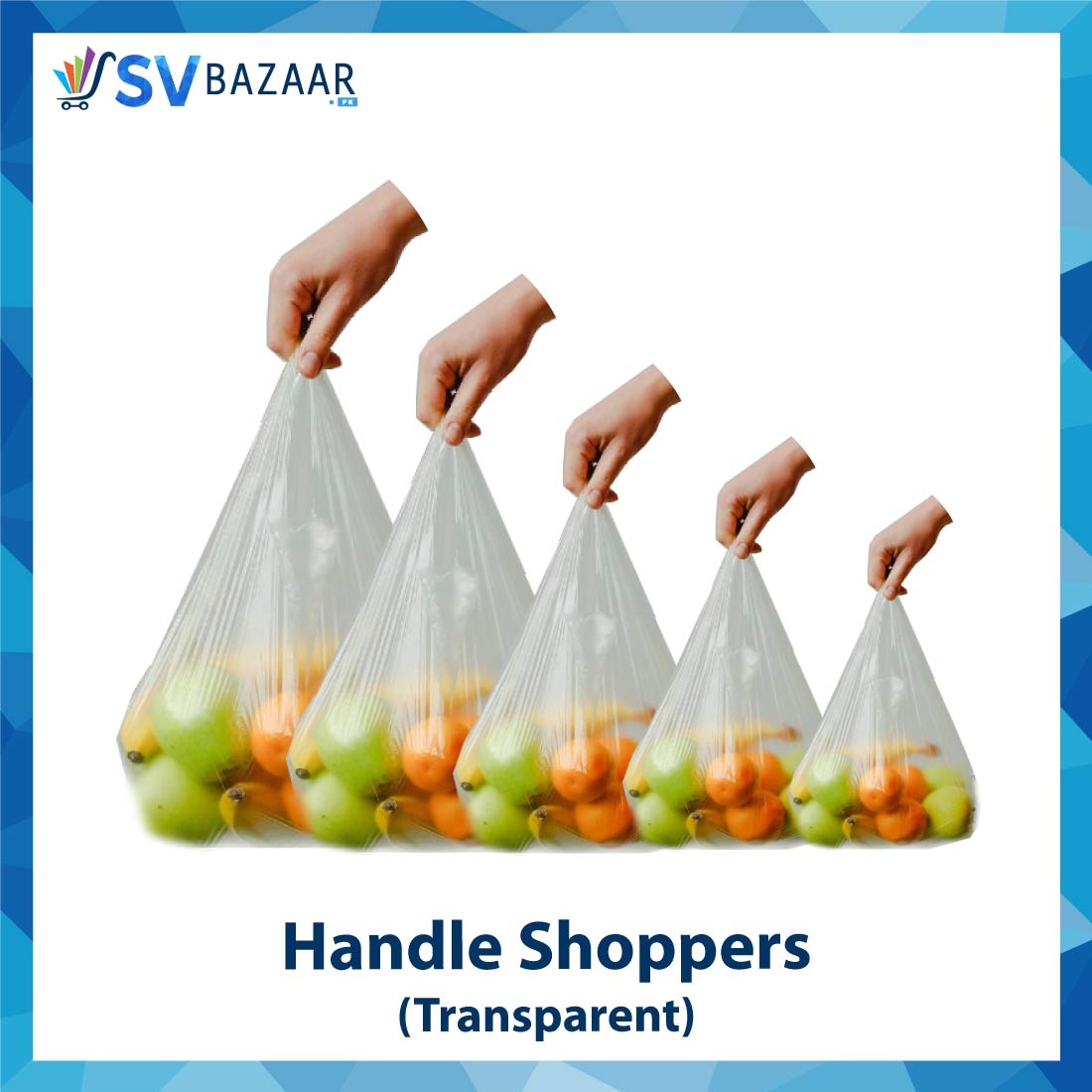 Plastic Shopper - For Fresh Meat 1 Kg