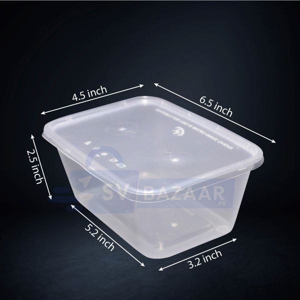 1000 ML Disposable Food Storage Containers