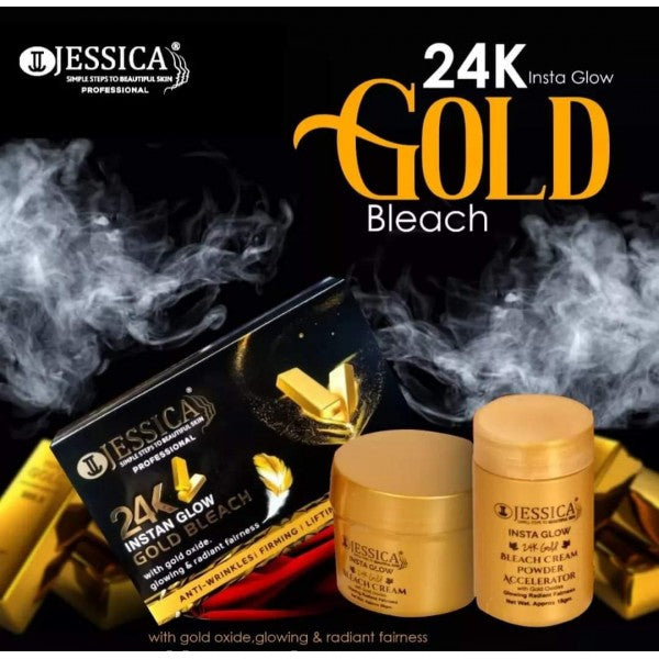 jessica 24k instant glow bleach cream