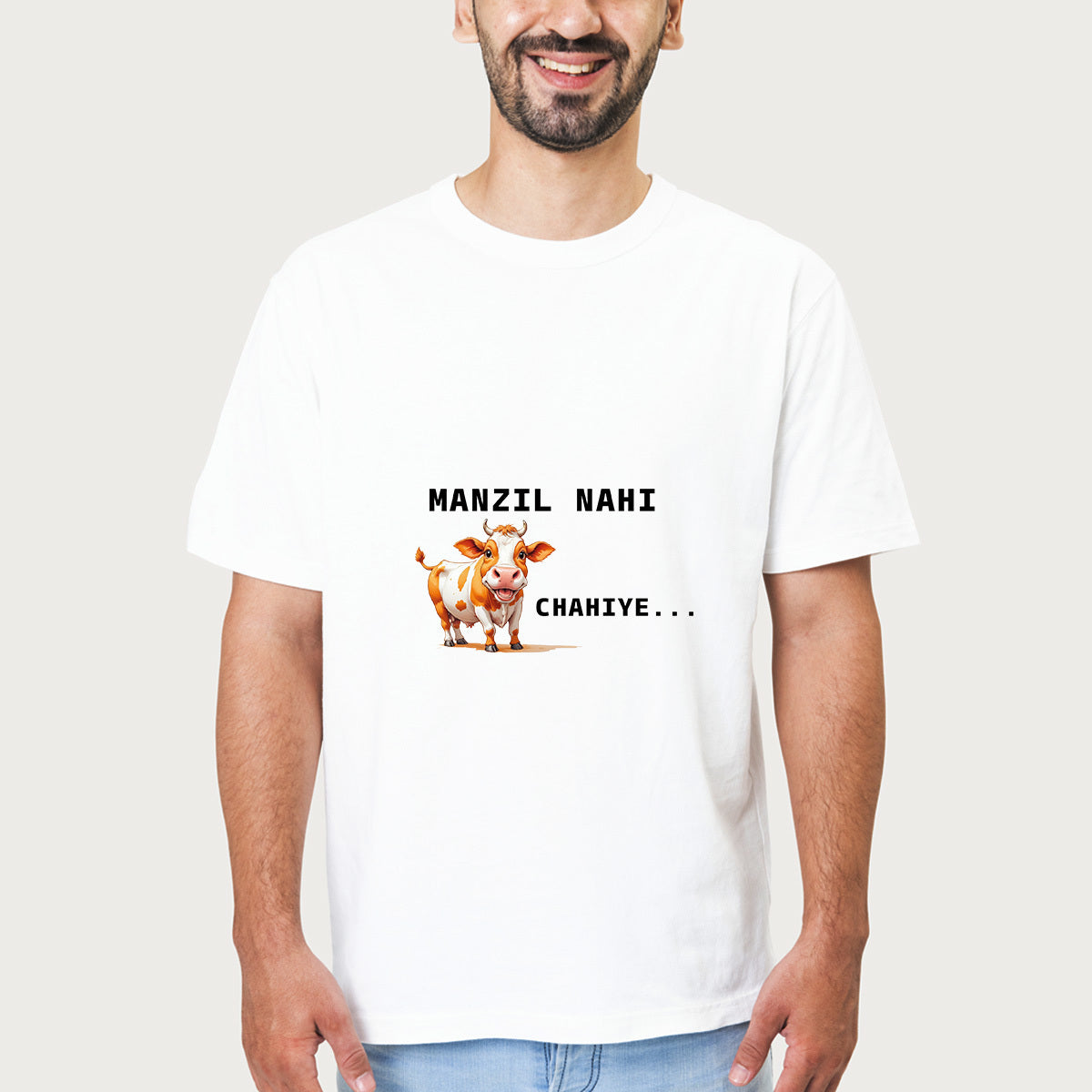 Manzil Nahin Gaaye Chahiye Men Graphic T-Shirt
