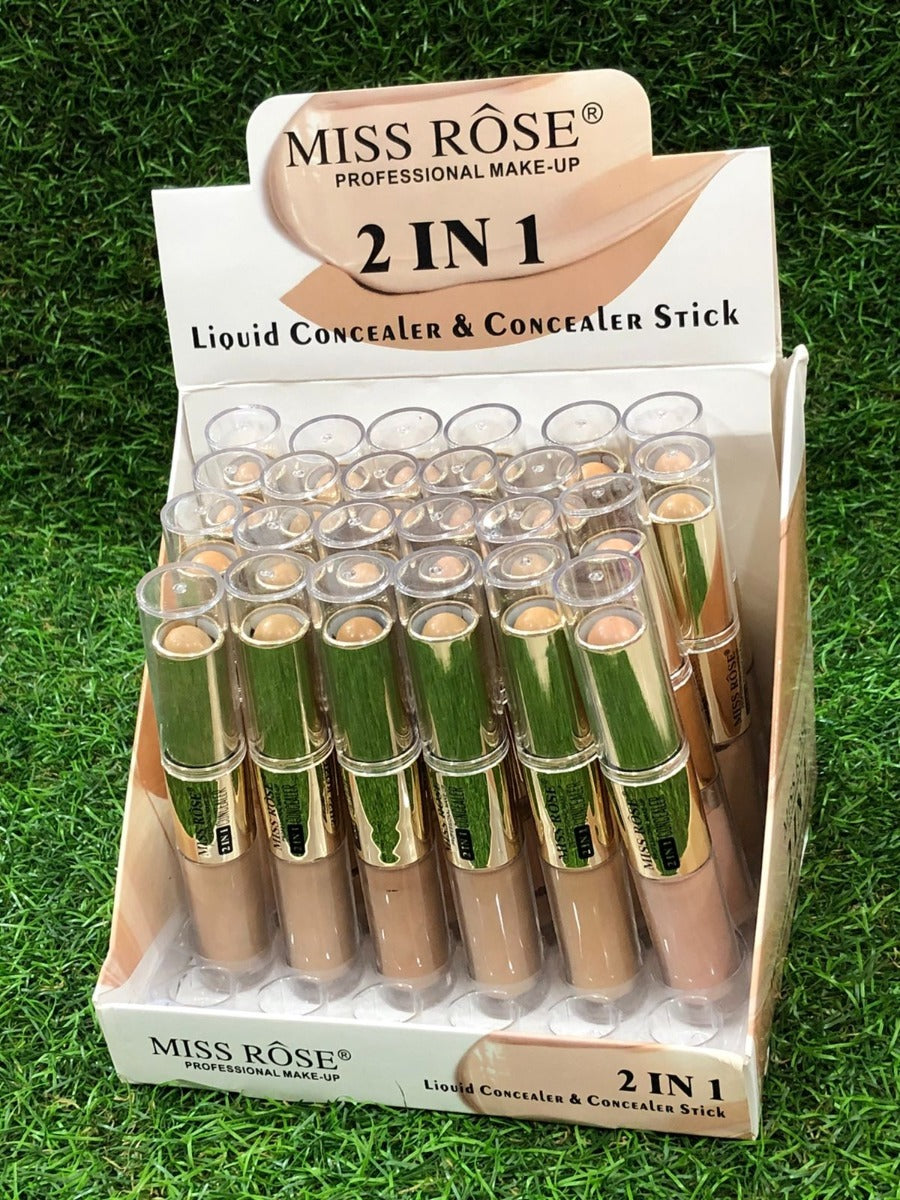 MISS ROSE 2 IN 1 Concealer (24-Pcs Box)