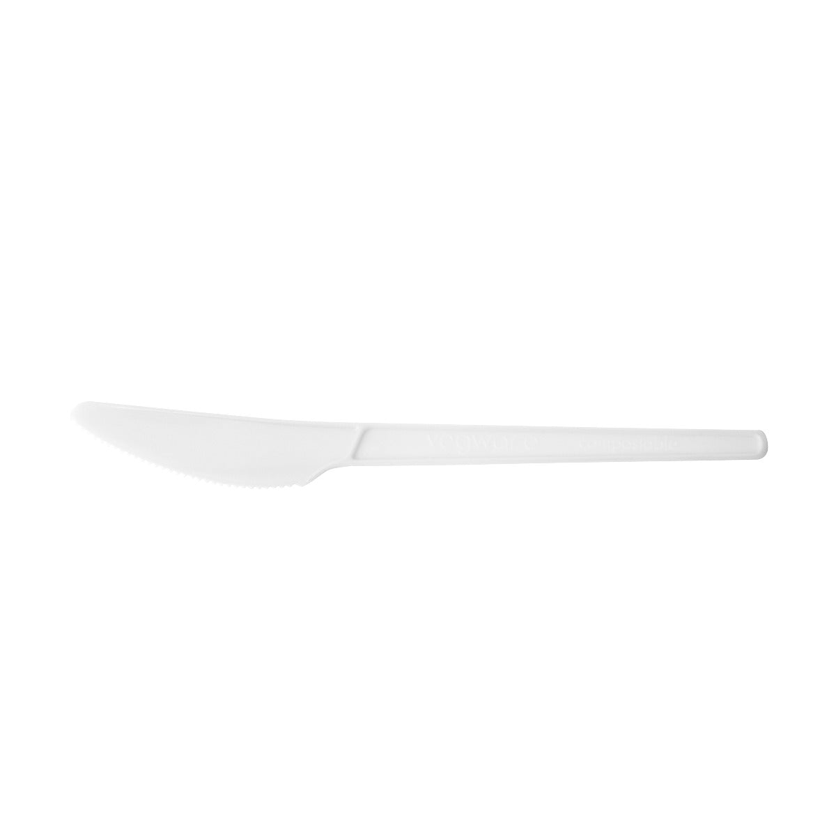 Disposable Plastic Knife Milky - Pack of 100