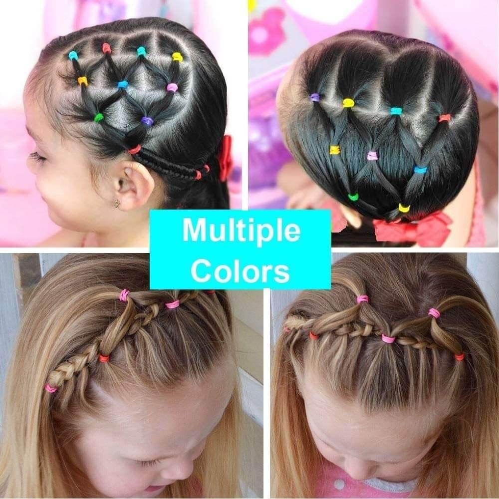 Mini Rubber Bands - Elastic Bands Hair - Multi Color - SV Bazaar