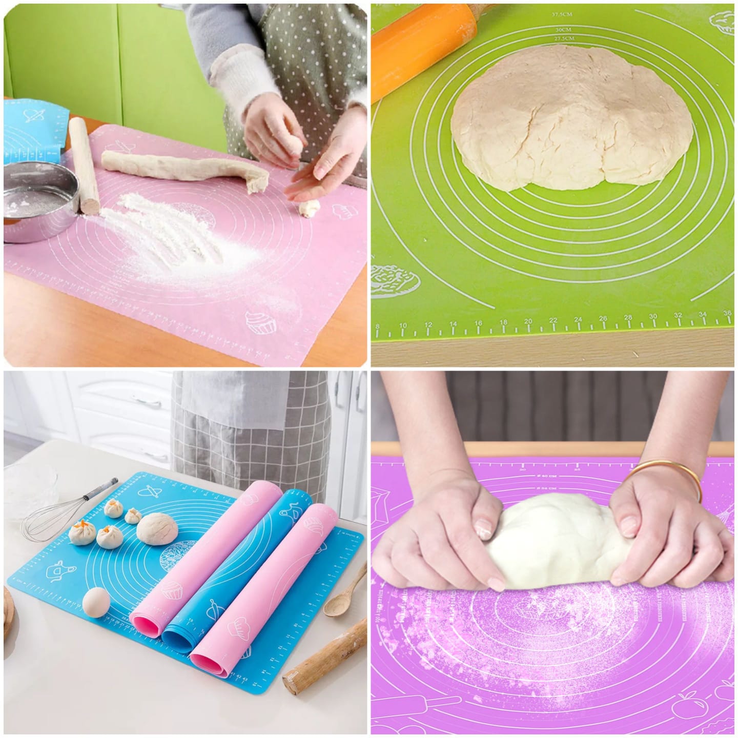 Silicone Roti Matt - (Random Colours)