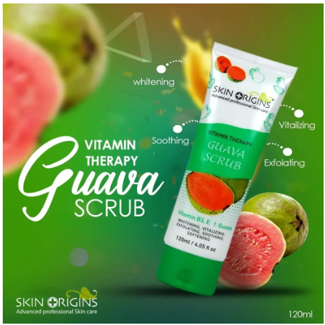 Skin Origins Vitamin B3, E Guava Scrub 120ml