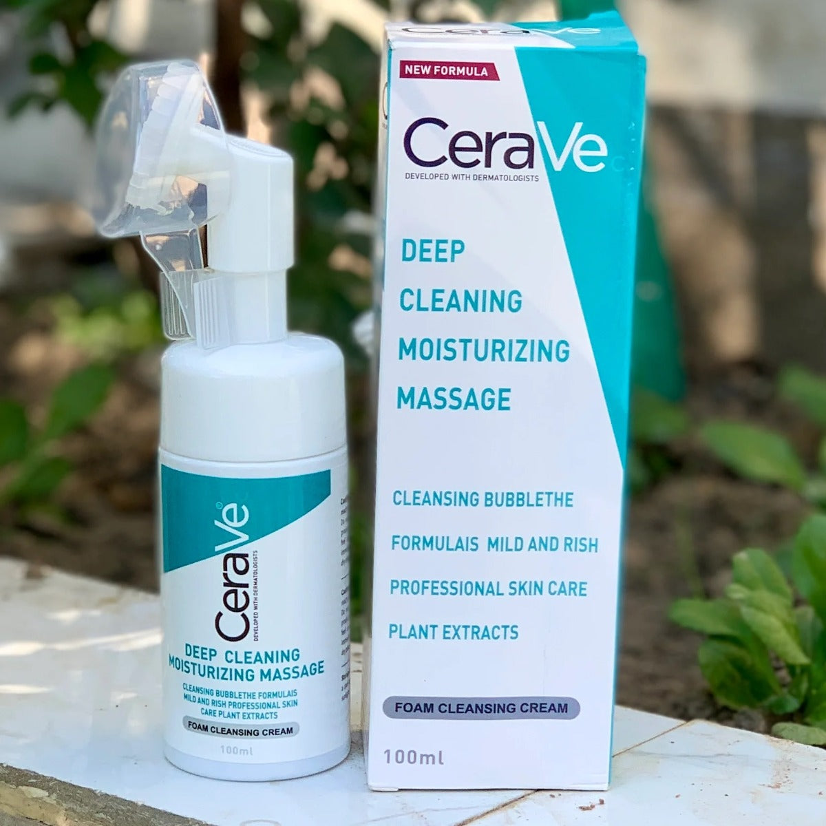 CeraVe Foam Deep Cleaning Moisturizing Massage Cream 100ml