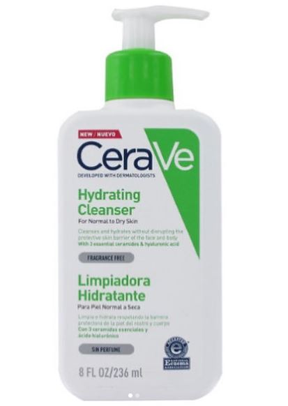 CeraVe Hydrating Cleanser for Normal And Dry Skin