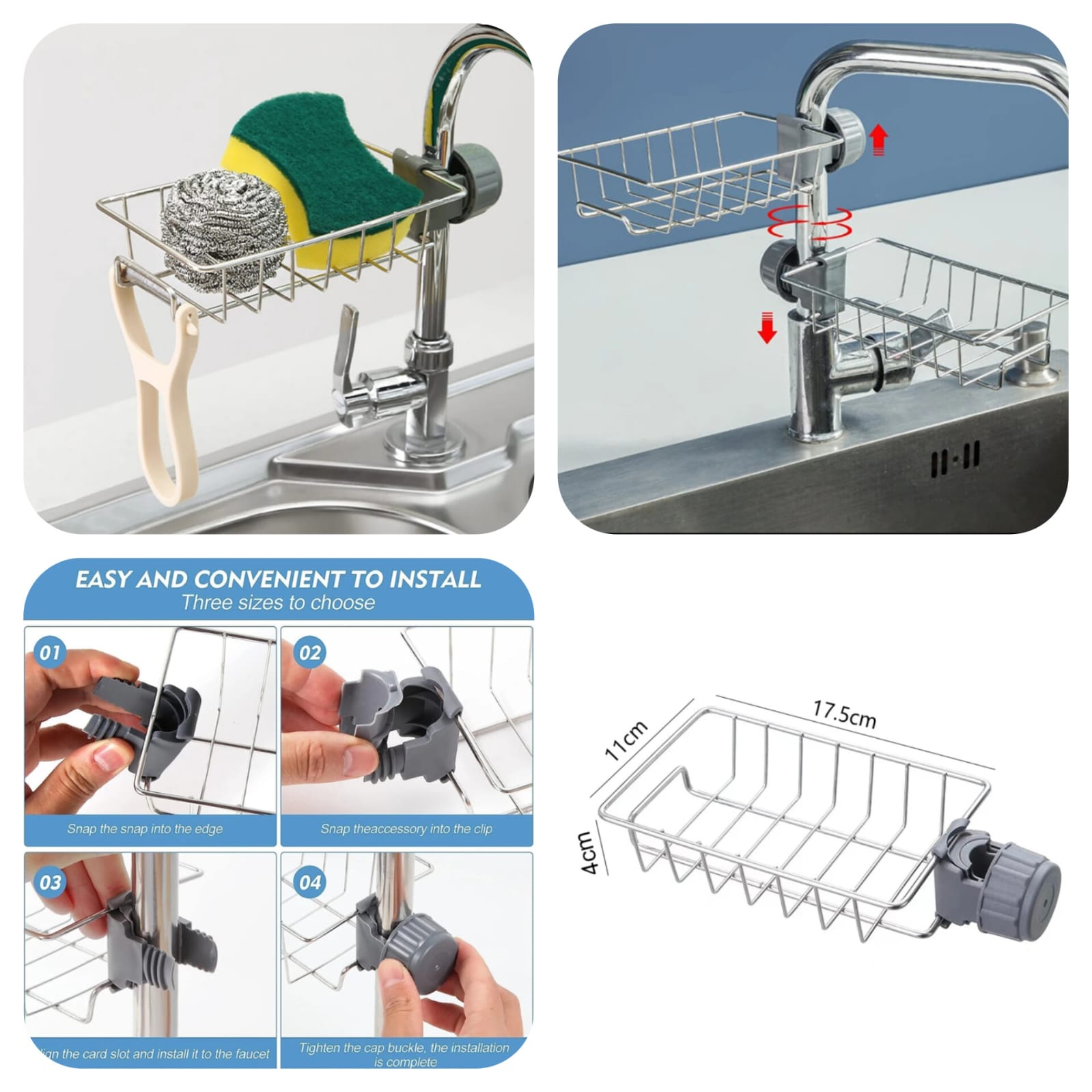 Steel Faucet Rack (Box Packing)