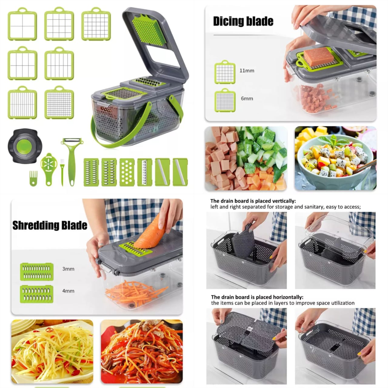 22 in 1 Vegetable Cutter (Box Packing) Premium Quality