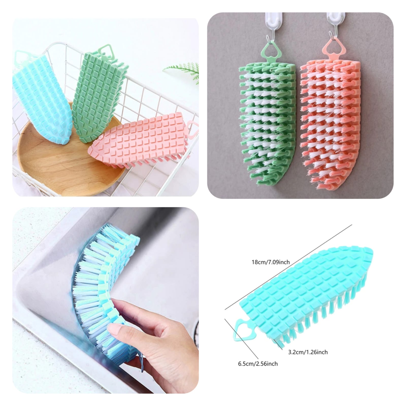 Flexible Cleaning Brush (Random Colours)