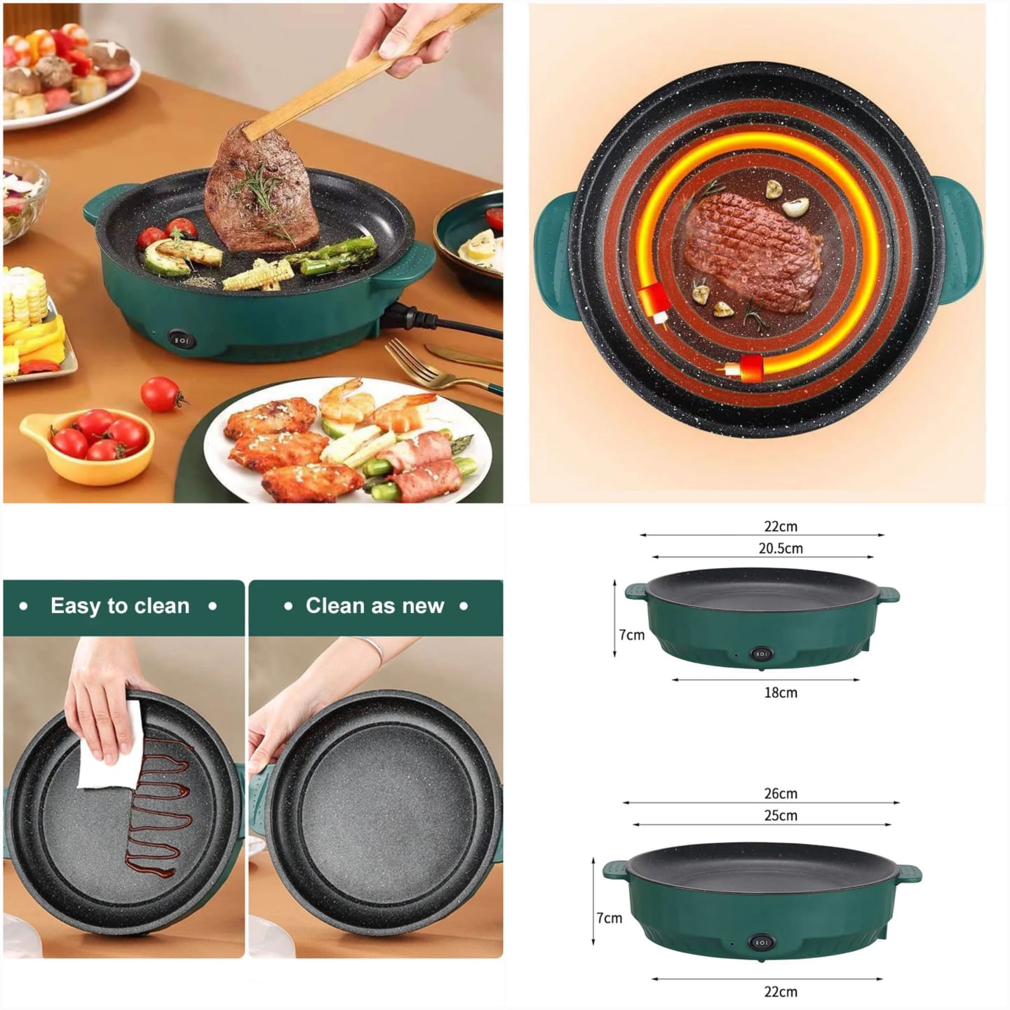 Electric Pan 26cm (Box Packing)