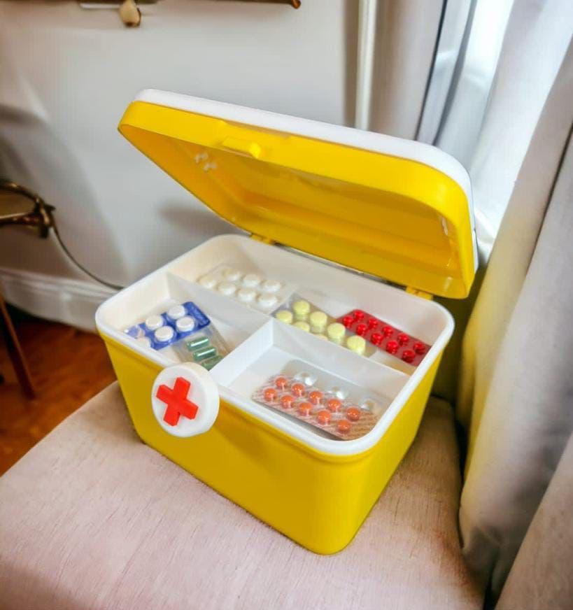 First Aid Swiss Medicine Box