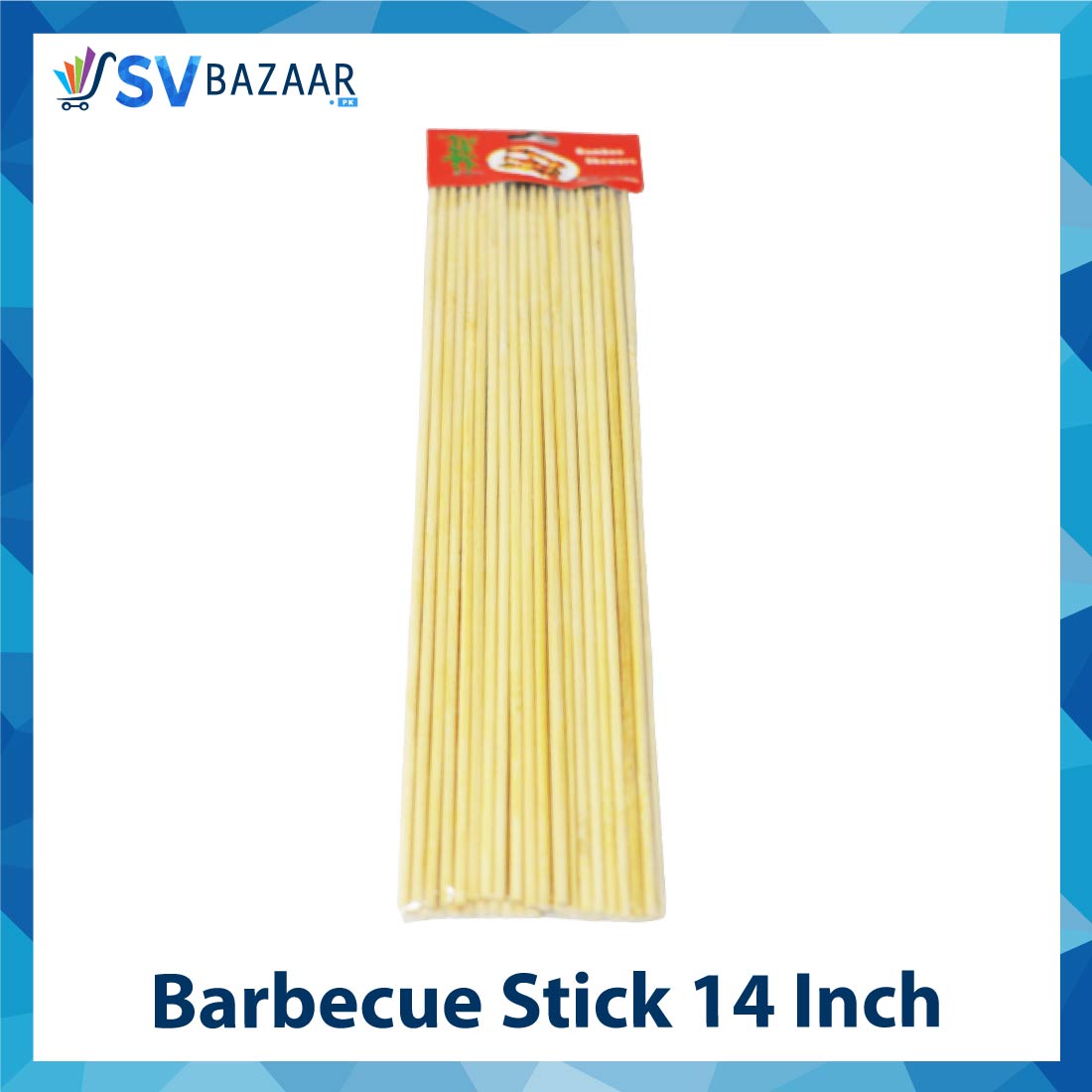 Wooden Bar B.Q Stick 14 Inches