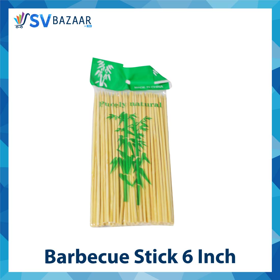 Wooden Bar B.Q Stick 6 Inches