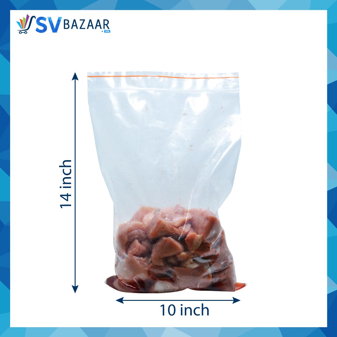 Zip Lock Bags - 10 x 14- 250gm