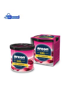 Car Air Freshener - Areon Anti Tobacco Gel Car Perfume Long Lasting Interior Fragrance