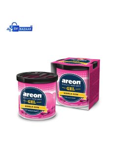 Car Air Freshener - Areon Bubble Gum Gel Car Perfume Long Lasting Interior Fragrance