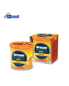 Car Air Freshener - Areon Orange Gel Car Perfume Long Lasting Interior Fragrance