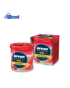 Car Air Freshener - Areon Strawberry Gel Car Perfume Long Lasting Interior Fragrance