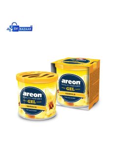 Car Air Freshener - Areon Vanilla Gel Car Perfume Long Lasting Interior Fragrance