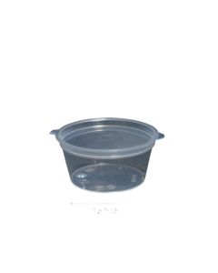 Sauce Cup With Attached Lid 2 Oz - Pack of 100