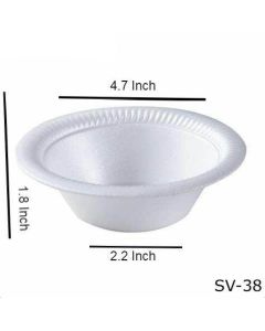 Disposable Foam Bowl MP-38 for soup - Pack of 50