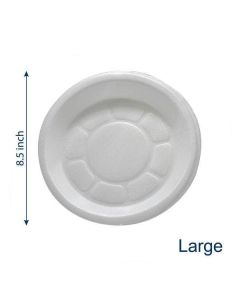Thermocol Disposable Foam Plate SV-15 (LARGE) - Pack of 50